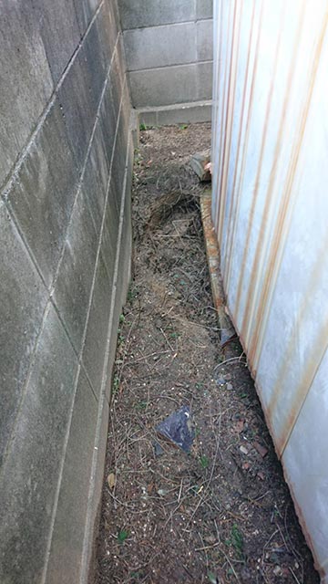 ヘコミ補修作業