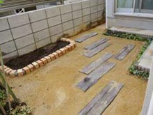 真砂土敷き詰06